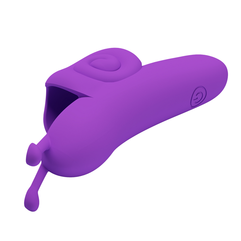 Pretty Love - Snail - Krachtige Vinger Vibrator - Paars-laced-up.nl
