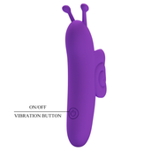 Pretty Love - Snail - Krachtige Vinger Vibrator - Paars-laced-up.nl