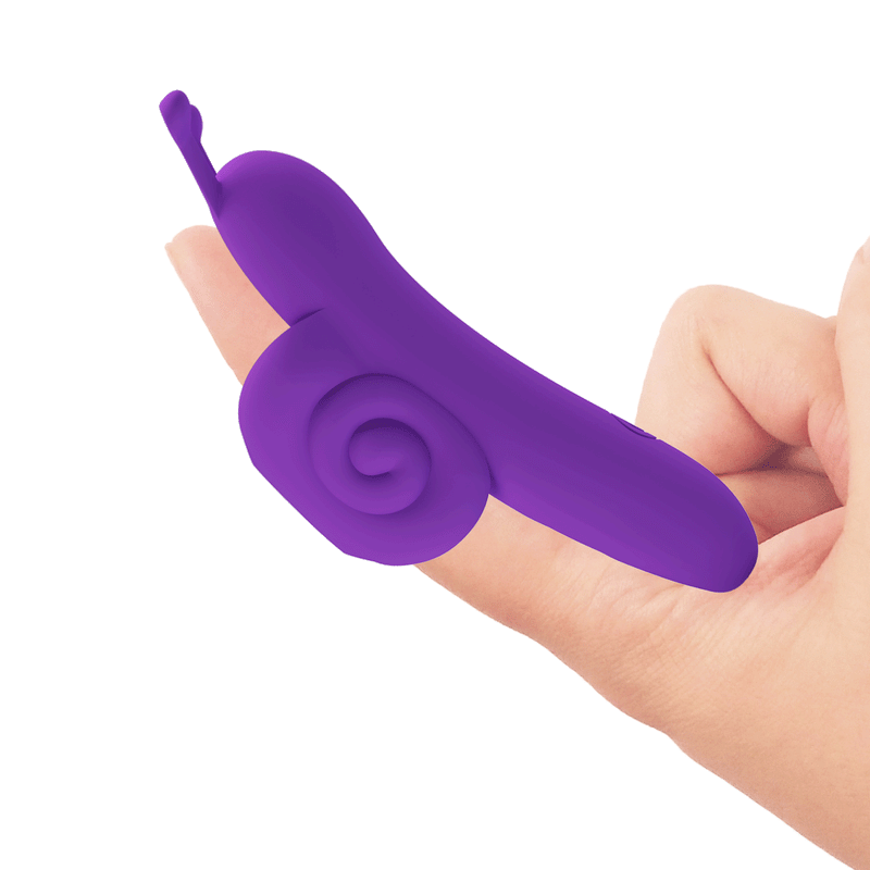 Pretty Love - Snail - Krachtige Vinger Vibrator - Paars-laced-up.nl