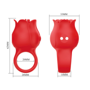Pretty Love - Jae - Vinger Vibrator - Rood-laced-up.nl