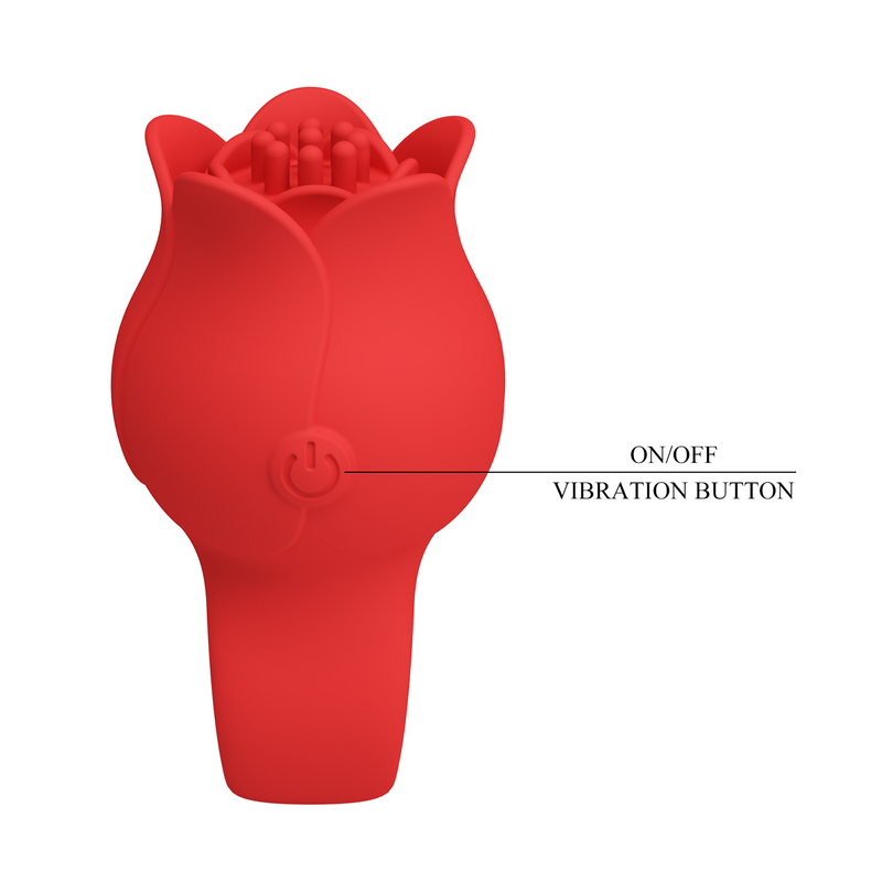 Pretty Love - Jae - Vinger Vibrator - Rood-laced-up.nl