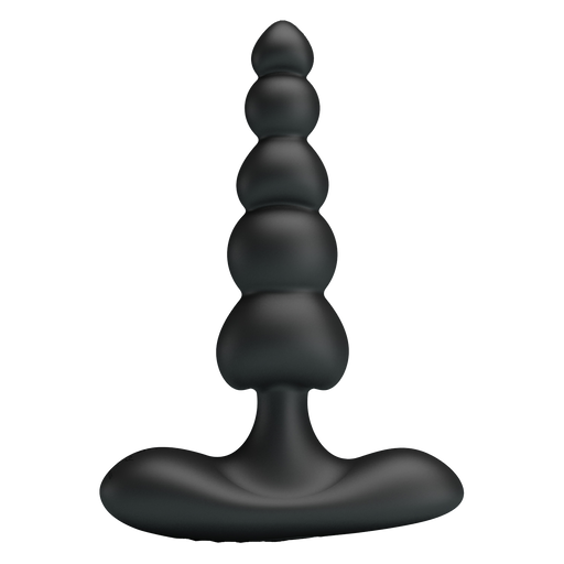 Pretty Love - Corban - Anale Kralen Vibrator - Zwart-Erotiekvoordeel.nl