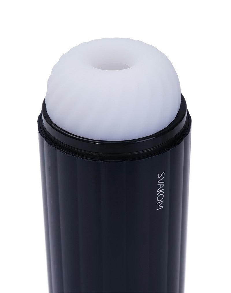 Svakom - Sam Neo Pro Connexion Series - Interactieve Masturbator - Met Verwarmingsfunctie - Blauw-Erotiekvoordeel.nl