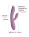 SVAKOM - Trysta Neo - Interactieve Rabbit Vibrator met G-Spot Balletje - Pink-Erotiekvoordeel.nl