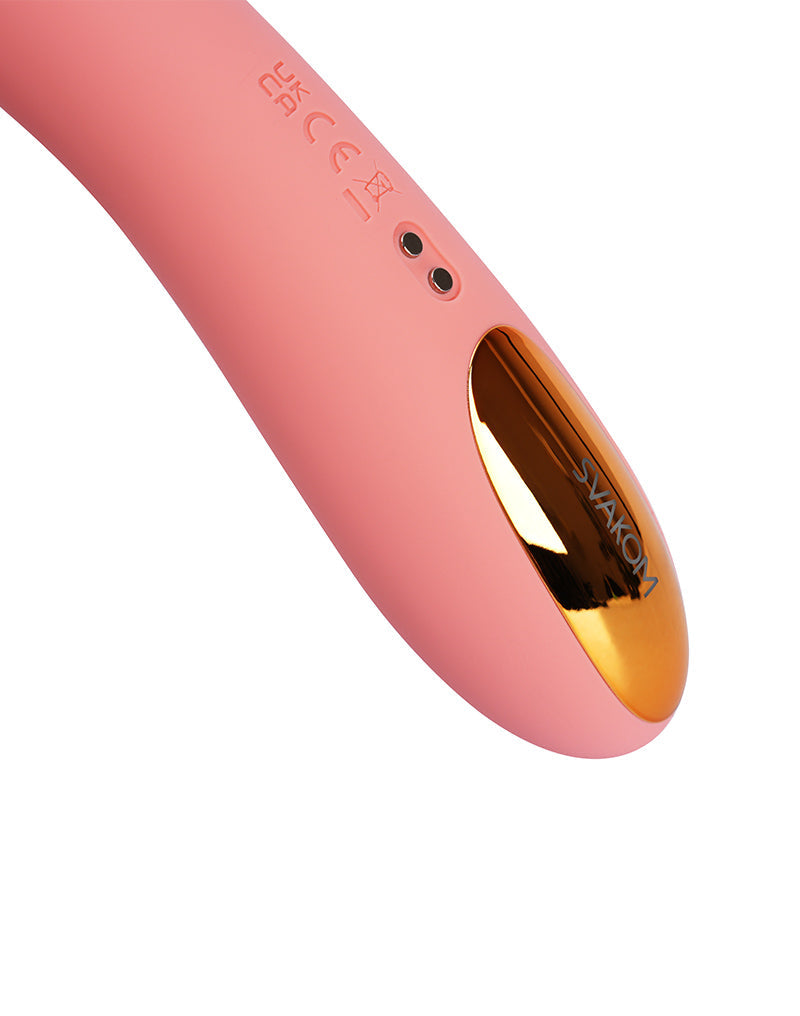 Svakom - Ava Neo - Stotende Vibrator - Thrusting Vibrator - Met App Control - Perzik Roze-laced-up.nl