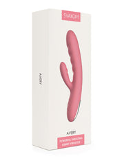 Svakom - Avery - Stotende Rabbit Vibrator - Strawberry Pink-laced-up.nl