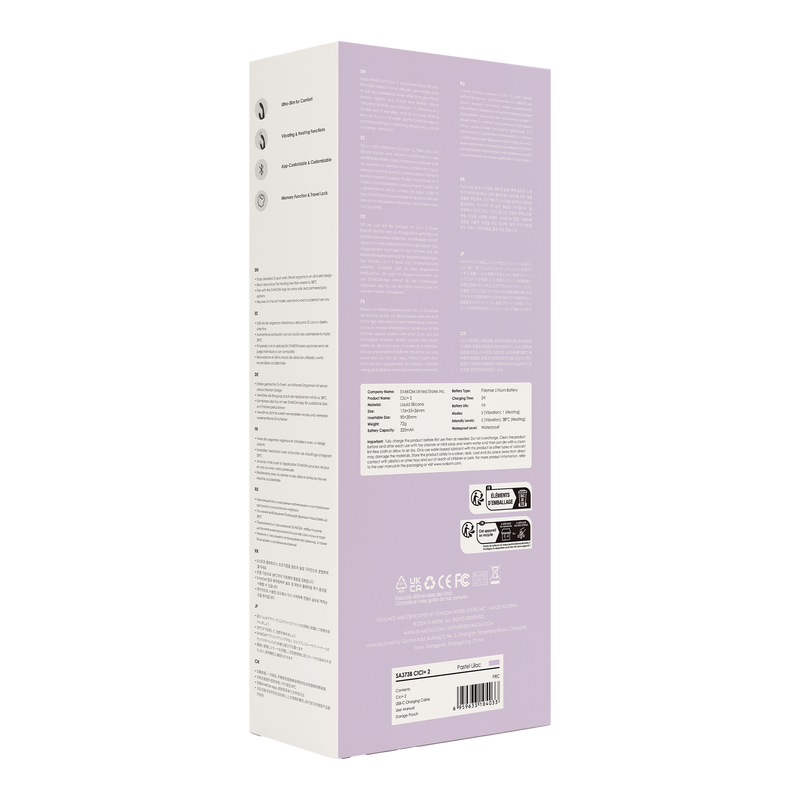 Svakom - Cici 2+ Verwarmende G-Spot Vibrator Met Flexibele Kop - Met App Control - Lila-laced-up.nl