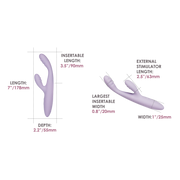 Svakom - Cici 2+ Verwarmende G-Spot Vibrator Met Flexibele Kop - Met App Control - Lila-laced-up.nl