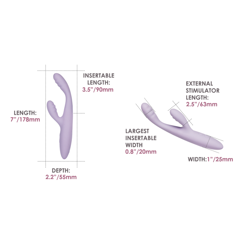 Svakom - Cici 2+ Verwarmende G-Spot Vibrator Met Flexibele Kop - Met App Control - Lila-laced-up.nl