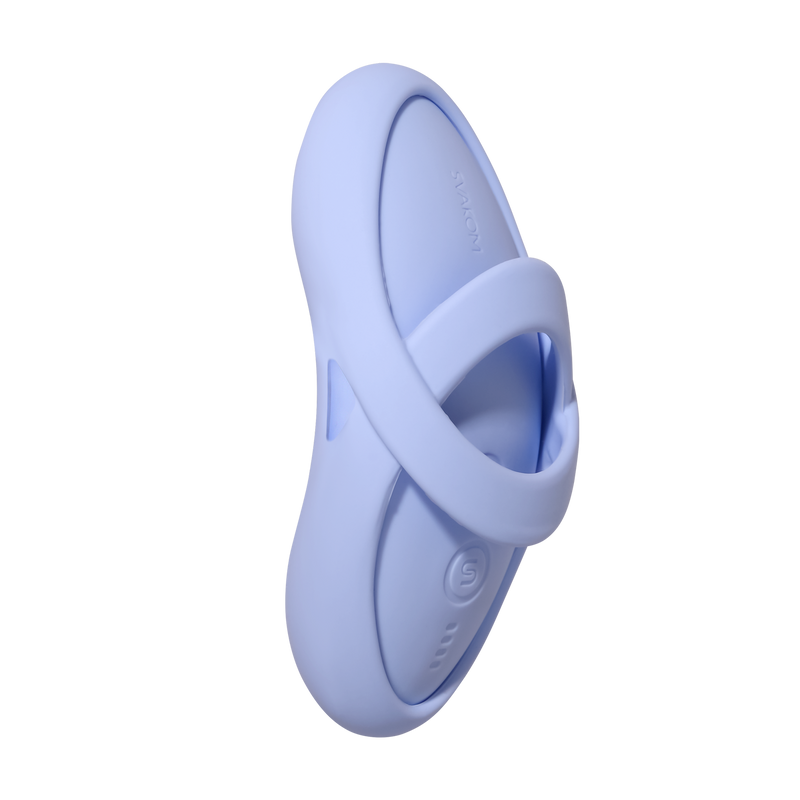 Svakom - Echo 2 - Flexibele Vinger Vibrator - App Control - Sky Blue-Erotiekvoordeel.nl