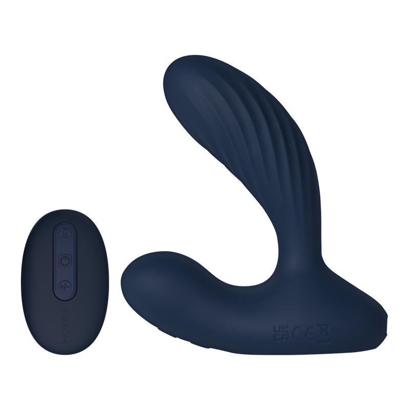 Svakom - Connexion Series Vick Neo 2 - Prostaat Vibrator - App Control - Donkerblauw-laced-up.nl