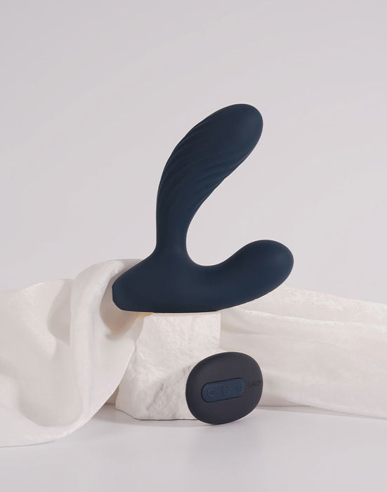 Svakom - Connexion Series Vick Neo 2 - Prostaat Vibrator - App Control - Donkerblauw-Erotiekvoordeel.nl