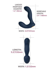 Svakom - Iker Neo - Perineum & Prostaat Vibrator - App Control - Donkerblauw-laced-up.nl