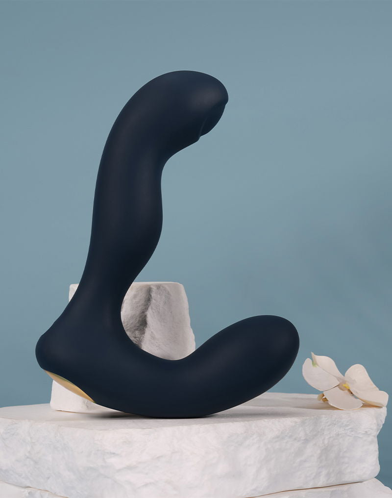 Svakom - Iker Neo - Perineum & Prostaat Vibrator - App Control - Donkerblauw-laced-up.nl