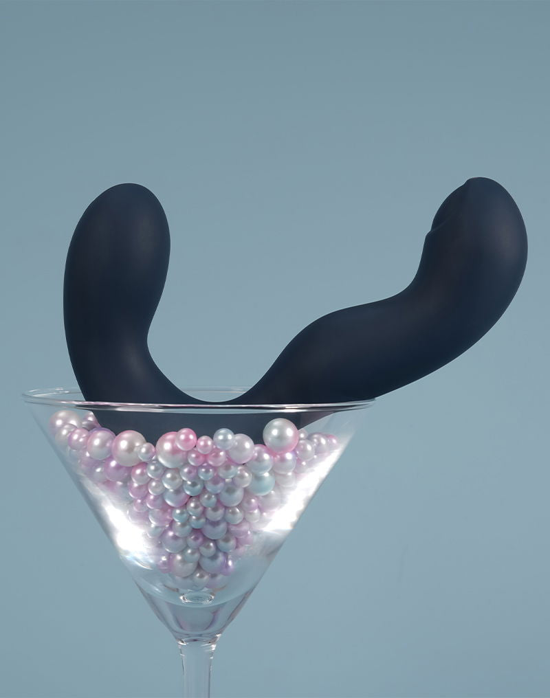 Svakom - Iker Neo - Perineum & Prostaat Vibrator - App Control - Donkerblauw-laced-up.nl