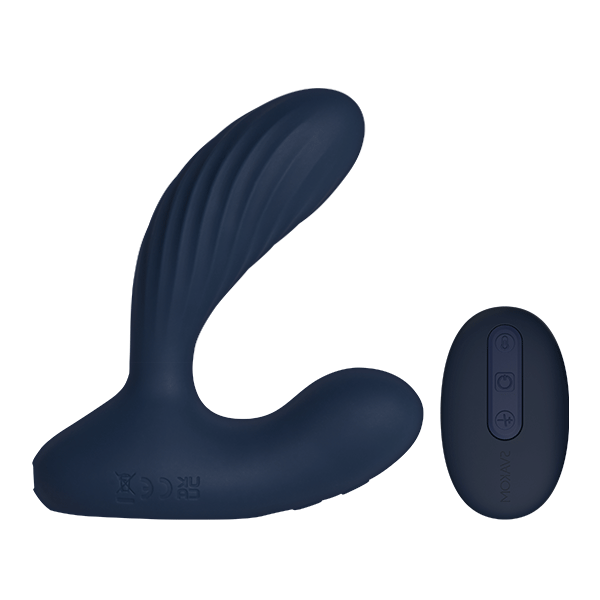 Svakom - Iker Neo - Perineum & Prostaat Vibrator - App Control - Donkerblauw-laced-up.nl