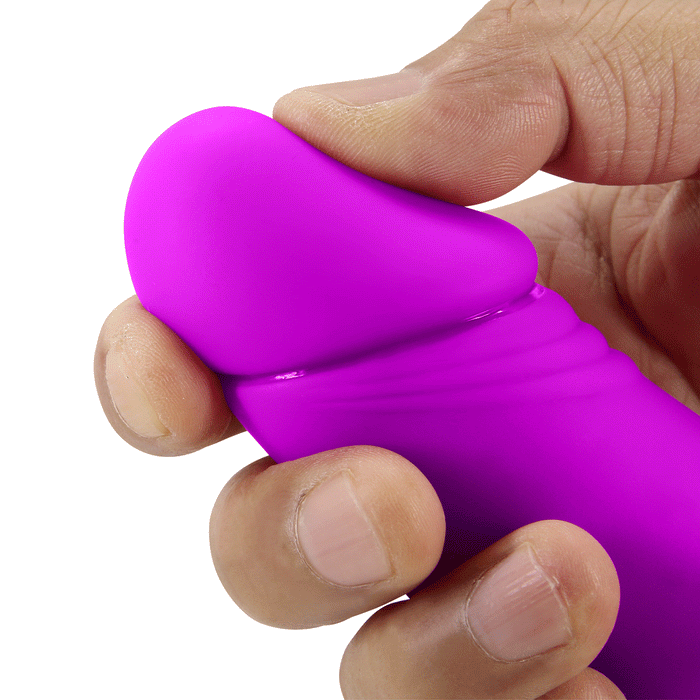 Pretty Love - Zanini - Vibrerende Strapless Strap-On - Paars-Erotiekvoordeel.nl