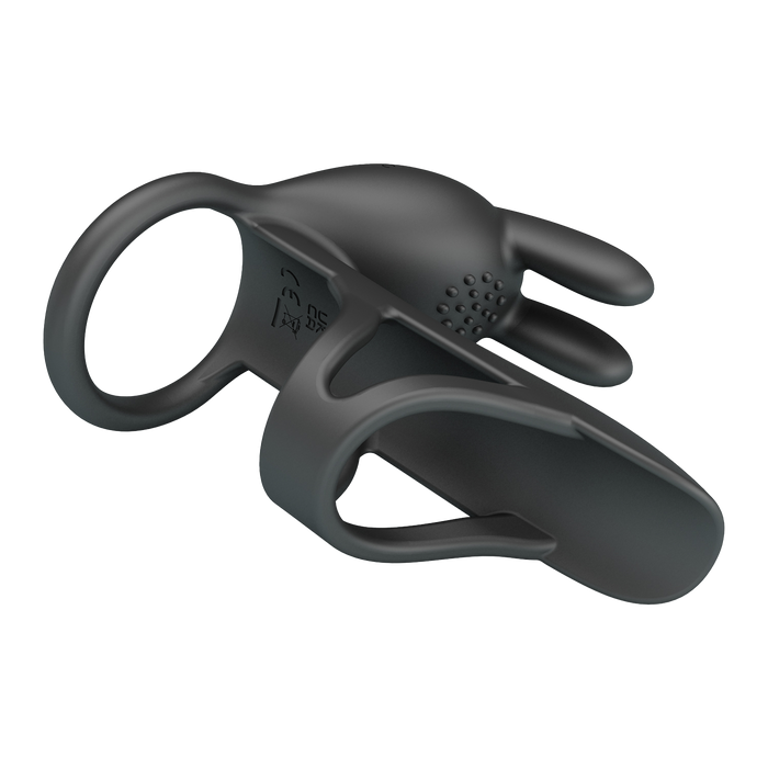 Pretty Love - Matty - Vibrerende Penis Sleeve - Zwart-laced-up.nl