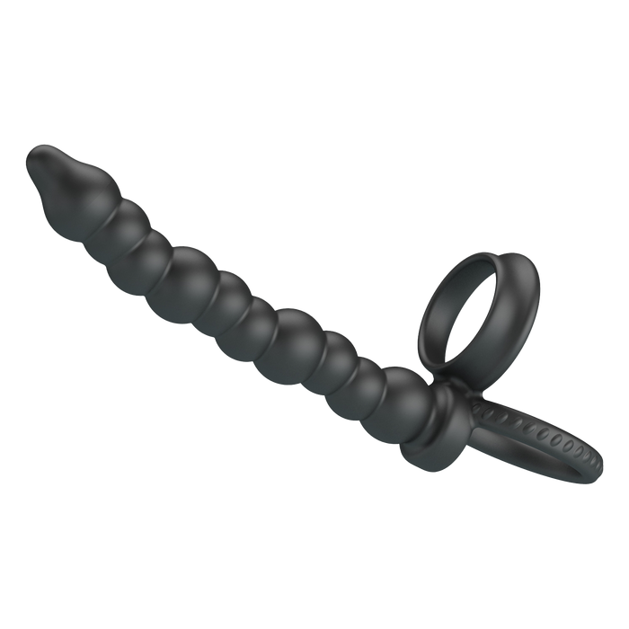 Pretty Love - Dillion - Cockring Anaal Kralen - Zwart-laced-up.nl