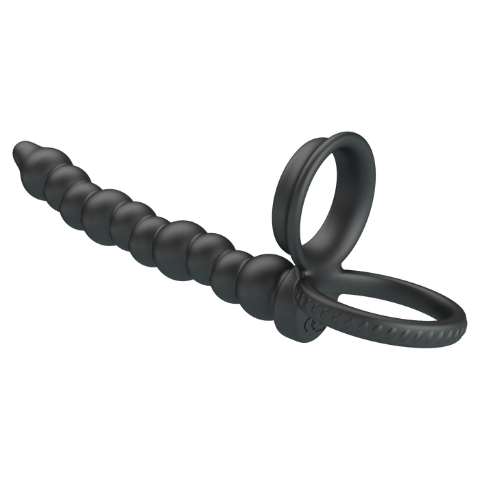 Pretty Love - Dillion - Cockring Anaal Kralen - Zwart-laced-up.nl