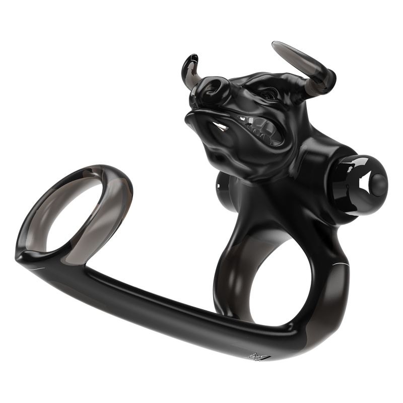Pretty Love - Bull Warrior - Penisring - Zwart-laced-up.nl