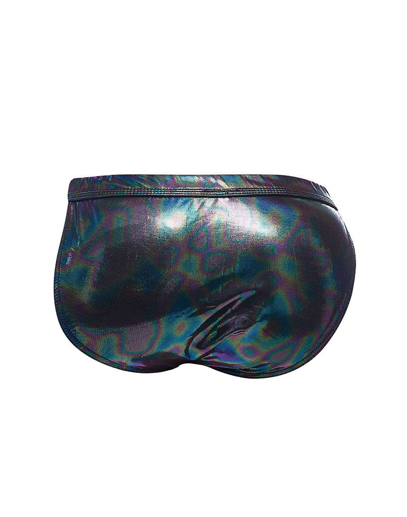 Cut4Men - Sexy Heren Slip - Zwart met Parelmoer Glans-Erotiekvoordeel.nl