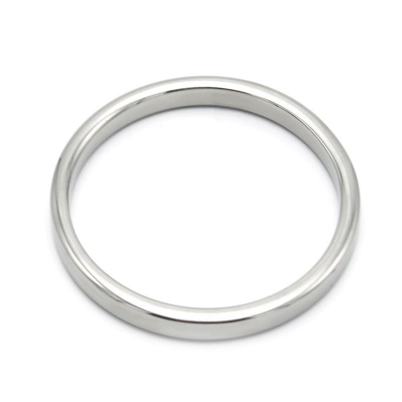 Kiotos - Platte Cockring - 8 mm hoog - dikte 5 mm - RVS-laced-up.nl