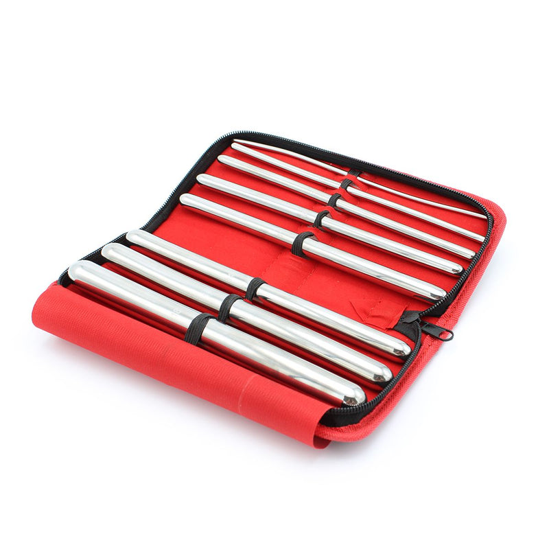 Kiotos - Sounds - Hegar Dilator Set - 8-piece - Stainless Steel - In Luxury Case-Laced-up. nl
