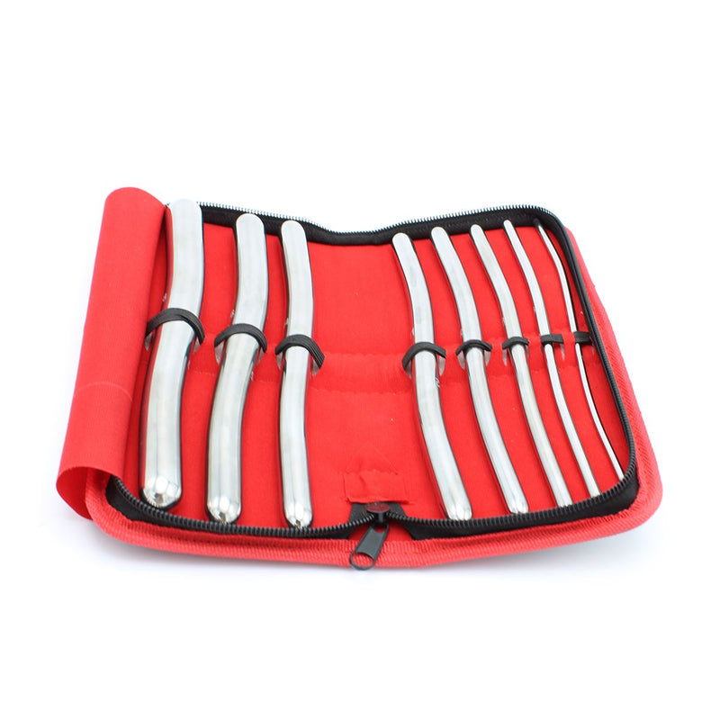 Kiotos - Sounds - Hegar Dilator Set - 8-piece - Stainless Steel - In a Luxury Case-Laced-up.nl