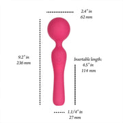 Swan - Sceptre - Dubbelzijdige Wand Vibrator - Roze-Erotiekvoordeel.nl