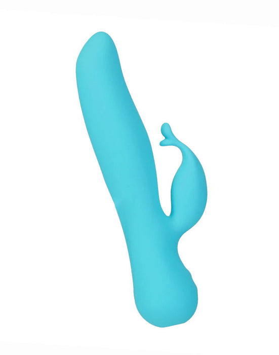 Swan - Kissing - Dual Action Rabbit Vibrator - Turquoise-Erotiekvoordeel.nl