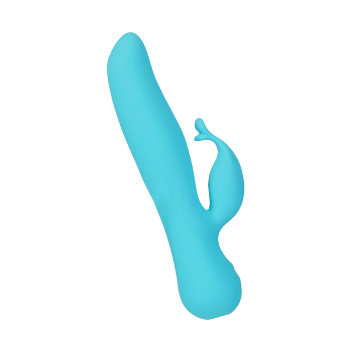 Swan - Kissing - Dual Action Rabbit Vibrator - Turquoise-Erotiekvoordeel.nl