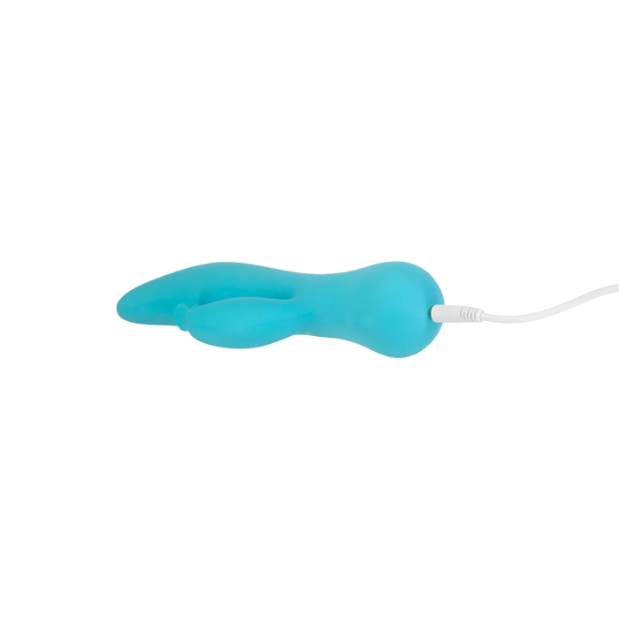 Swan - Kissing - Dual Action Rabbit Vibrator - Turquoise-Erotiekvoordeel.nl