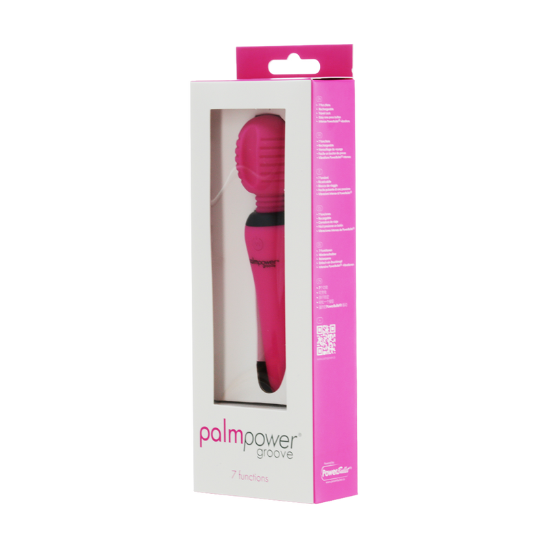 PalmPower - Groove - Mini Wand Massager - Roze-Erotiekvoordeel.nl