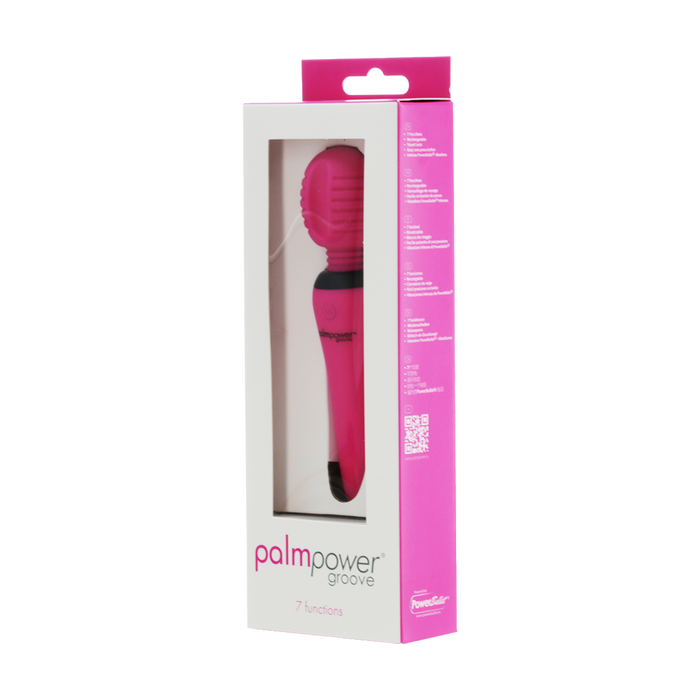 PalmPower - Groove - Mini Wand Massager - Roze-Erotiekvoordeel.nl