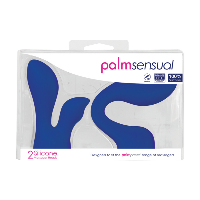 PalmPower - Palmsensual - Wand Vibrator Opzetstukken - Blauw-Erotiekvoordeel.nl