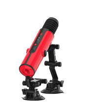 ZSEX - Dubbele Zuignap Fuckmachine - Rood-laced-up.nl