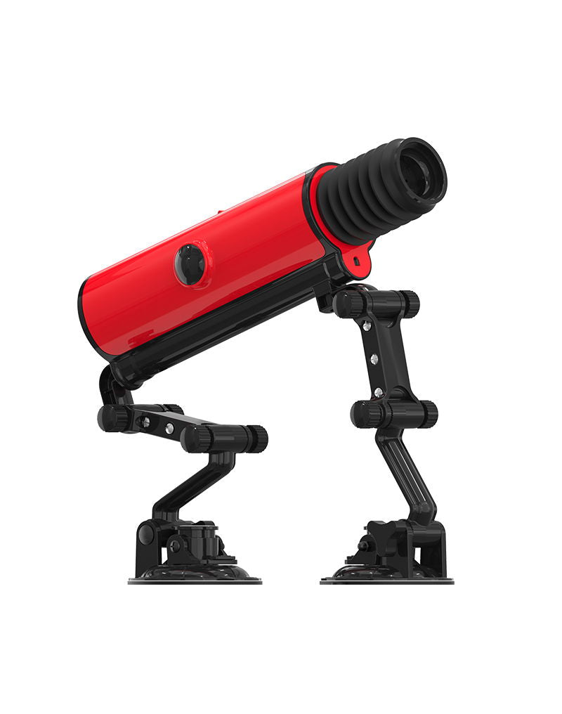 ZSEX - Dubbele Zuignap Fuckmachine - Rood-laced-up.nl