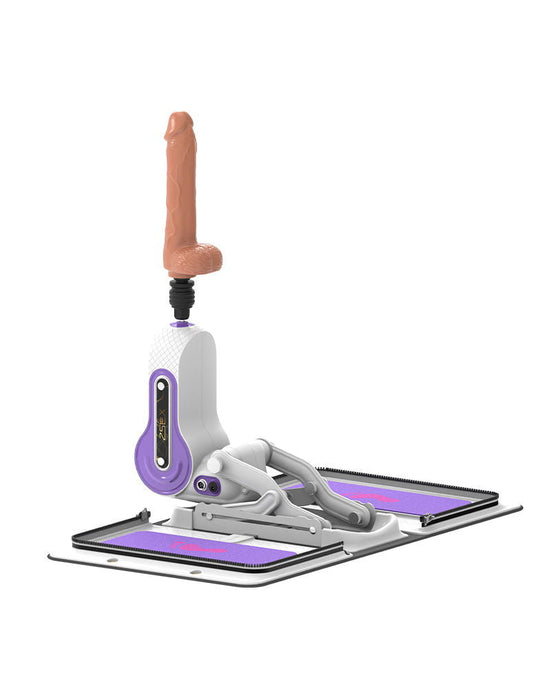 ZSEX - Fuck Machine - Witte Tas - Paarse Machine-Erotiekvoordeel.nl