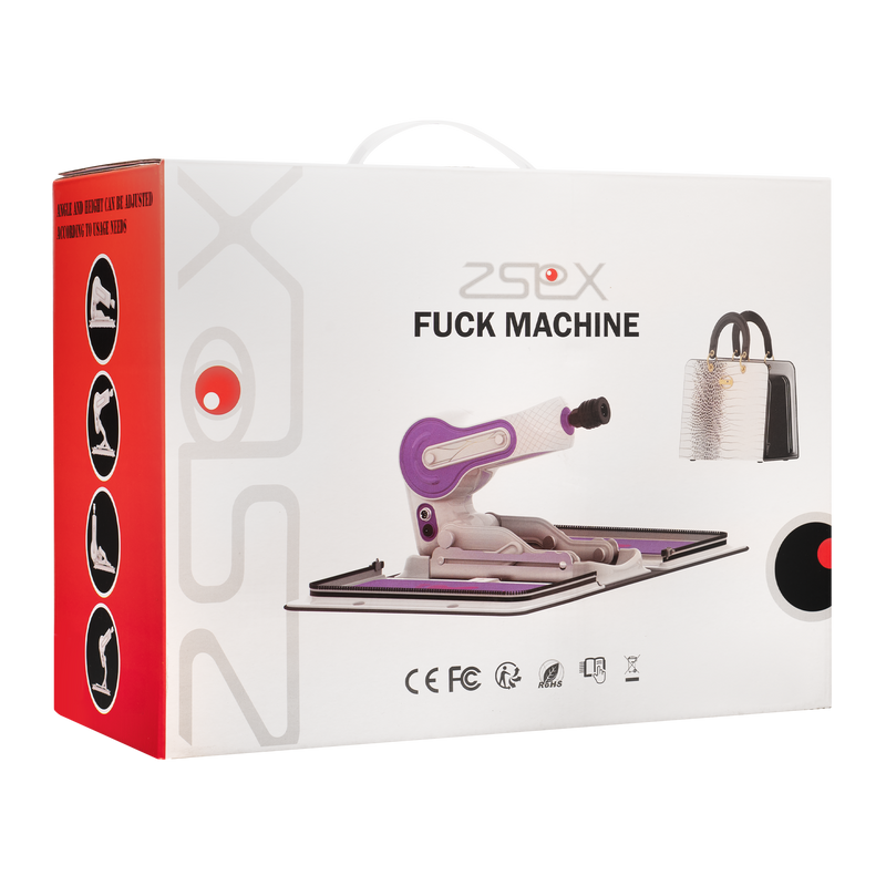 ZSEX - Fuck Machine - Witte Tas - Paarse Machine-laced-up.nl