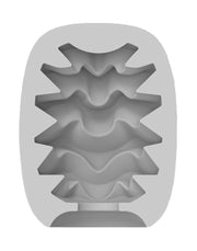 VIBEGGS - Candy Curves - Vibrerende Masturbatie Sleeve èn Vinger Vibrator - Wit-laced-up.nl