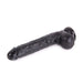 Dinoo - XL Dildo - Kong - 26 x 4.5 cm - Zwart-Laced-up.nl