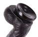 Dinoo - XL Dildo - Kong - 26 x 4.5 cm - Zwart-Laced-up.nl