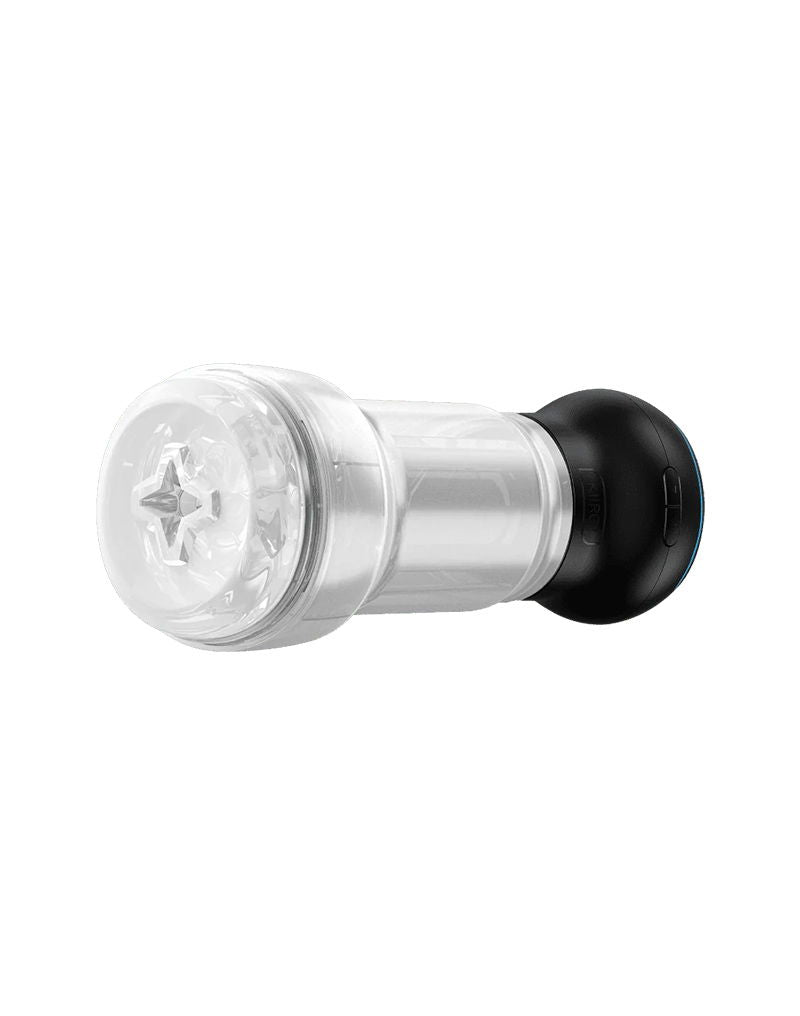 Kiiroo - Feel Pocket Stroker Crystal en Powerblow Combo - Zwart/Transparant-laced-up.nl