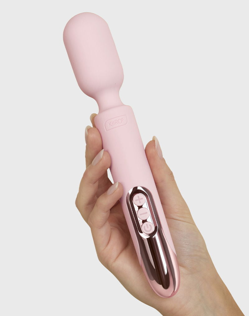 Kiiroo - ProWand Vibrator - Lichtroze-laced-up.nl