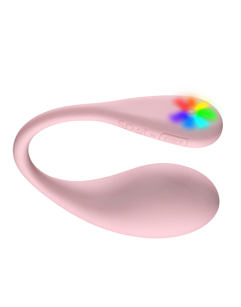 Kiiroo - Spot - Draagbaar Interactief Vibrerend Eitje - Kiss Me - Roze-laced-up.nl