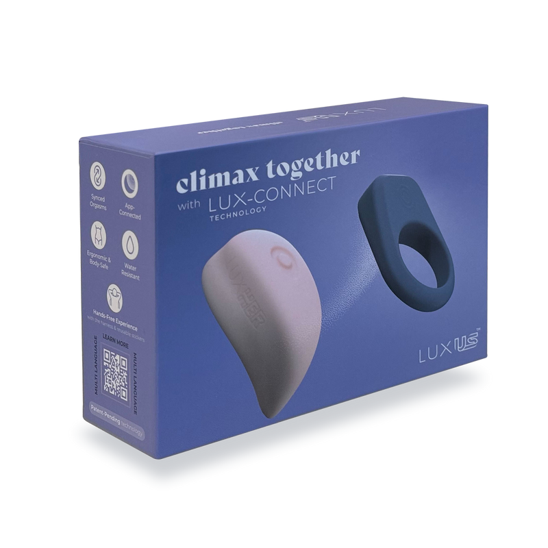 Luxus - Interactieve Sex Toys voor koppels- App Control - roze/blauw-laced-up.nl