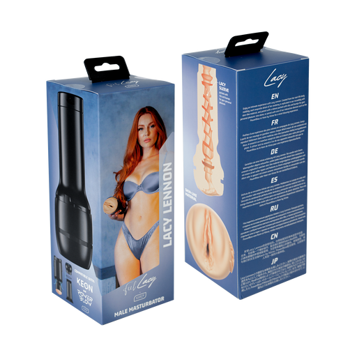 Kiiroo - FeelStar Stroker - Pornoster Masturbator - Lacy Lennon-Erotiekvoordeel.nl