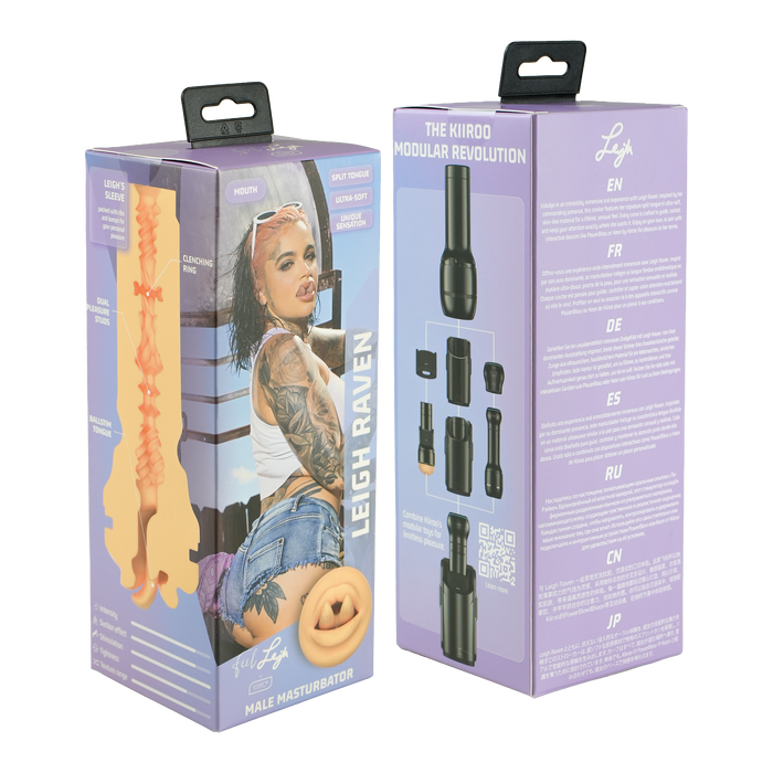 Kiiroo - FeelStar Stroker - Masturbator - Leigh Raven - Gespleten Tong-Erotiekvoordeel.nl