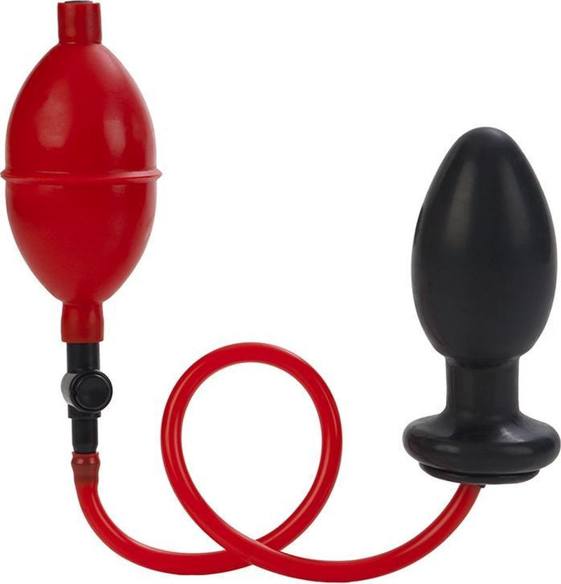 Colt – Opblaasbare Buttplug – Ø 40 mm – Rood/Zwart